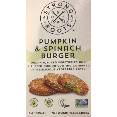 Pumpkin & Spinach Burger
