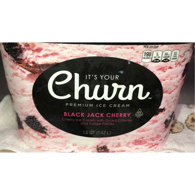 Premium Ice Cream, Black Jack Cherry