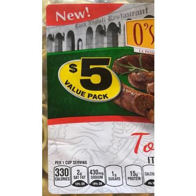 Tortelloni Italian Sausage