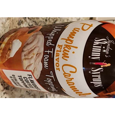 Whipped Foam Topping, Pumpkin Caramel