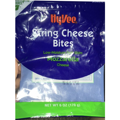 String Cheese Bites, Low-Moisture Part-Skim Mozzarella Cheese