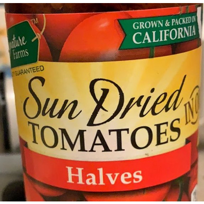 Sun Dried Tomatoes in Oil, Halves