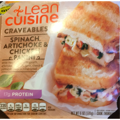 Panini, Spinach, Artichoke and Chicken