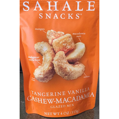 Cashew-Macadamia, Glazed Mix, Tangerine Mix