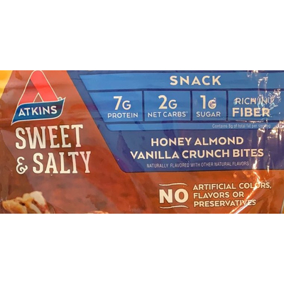 Sweet & Salty Honey Almond Vanilla Crunch Bites