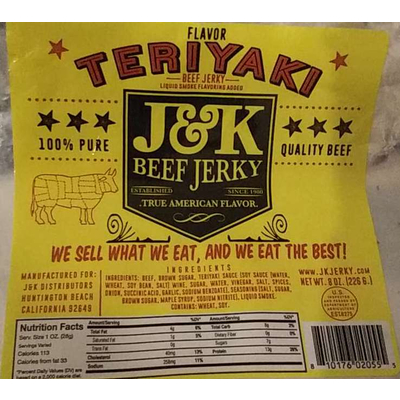 Teriyaki Beef Jerky