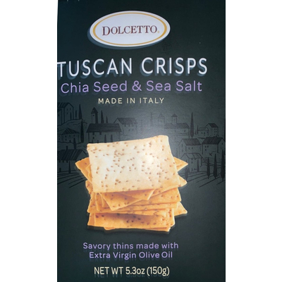 Tuscan Crisps, Chia Seed & Sea Salt