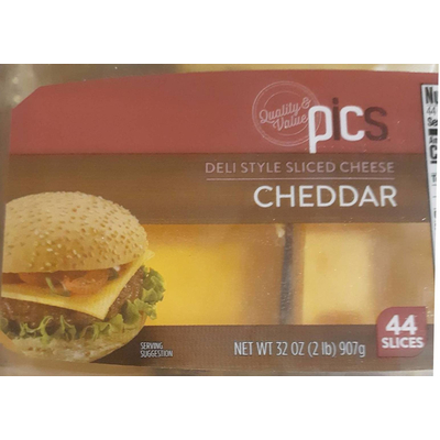 Deli Style Sliced Cheese, Cheddar