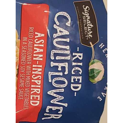 Riced Cauliflower, Asian-Inspired