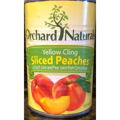 Yellow Cling Sliced Peaches
