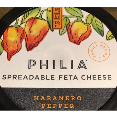 Spreadable Feta Cheese, Habanero Pepper