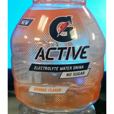 Orange Flavor Electrolyte Water Drink, No Sugar
