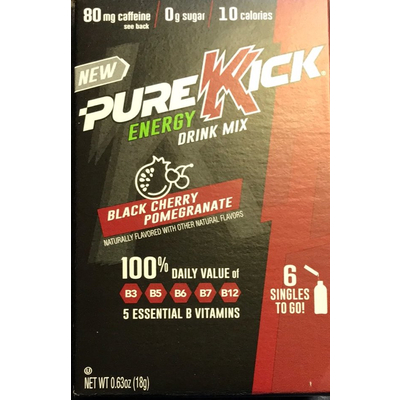 Black Cherry Pomegranate Energy Drink Mix