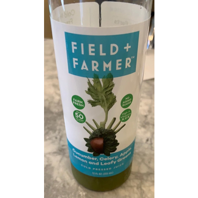 Cucumber, Celery, Apple Lemon and Leafy Greens, Cold Pressed Juice