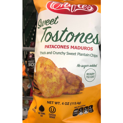 Sweet Tostones, Sweet Plantain Chips