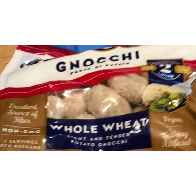 Potato Gnocchi, Wholw Wheat