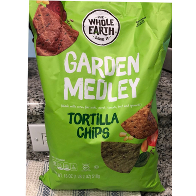 Tortilla Chips, Garden Medley