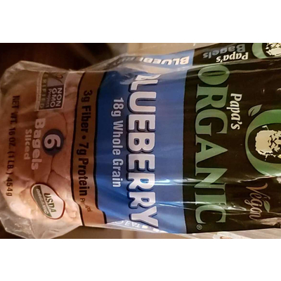 Whole Grain Bagels, Blueberry