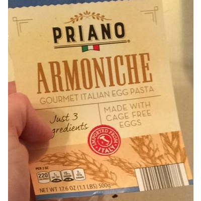 Armoniche, Gourmet Italian Egg Pasta
