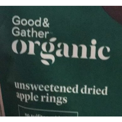 Unsweetened Dried Apple Rings