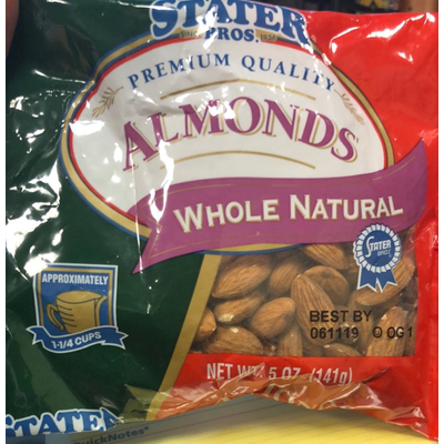 Almonds, Whole Natural
