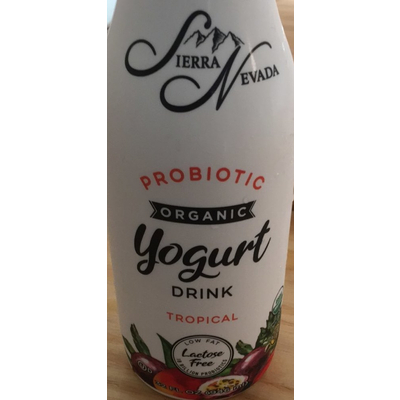 Probiotic Organic Yogurt Drink, Tropical