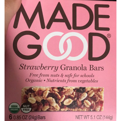 Strawberry Granola Bars