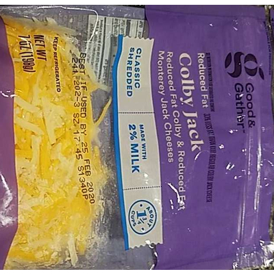 Reduced Fat Colby Jack, Classic Shredded