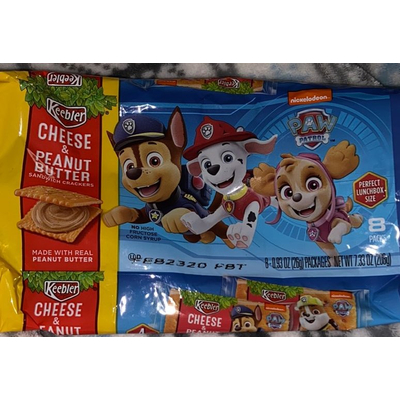 Sandwich Crackers, Cheese & Peanut Butter
