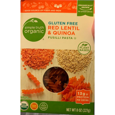Fusilli Pasta, Red Lentil & Quinoa