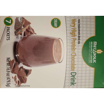 Meal Replacement Drink Mix, Very High Protein Chocolate Drink