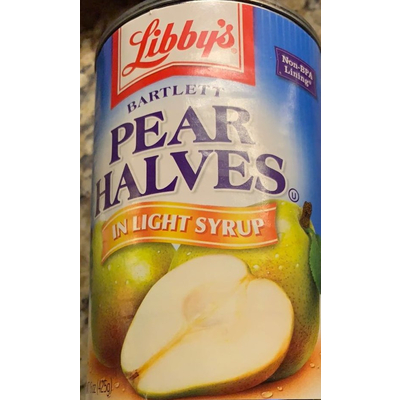 Bartlett Pear Halves, in Light Syrup