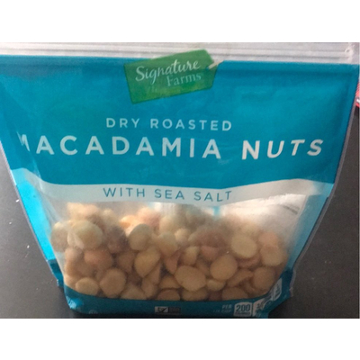 Dry Roasted Macadamia Nuts, with Sea Salt