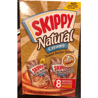 Natural Creamy Peanut Butter Spread