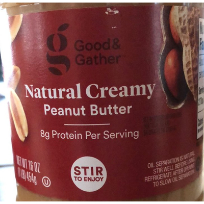 Natural Creamy Peanut Butter