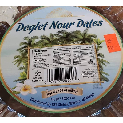 Deglet Nour Dates
