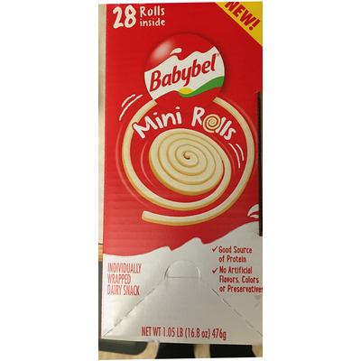Individually Wrapped Dairy Snack, Mini Rolls
