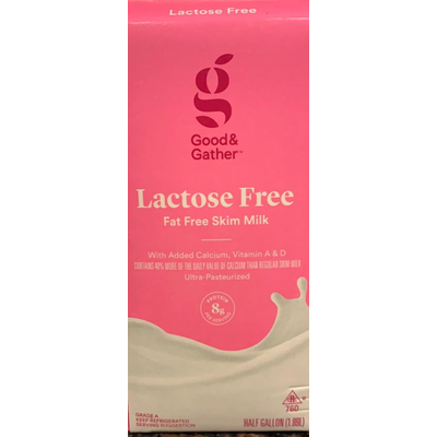 Lactose Free, Fat Free Skim Milk