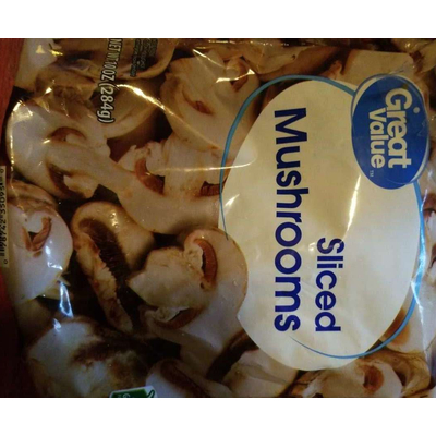 Sliced Mushrooms