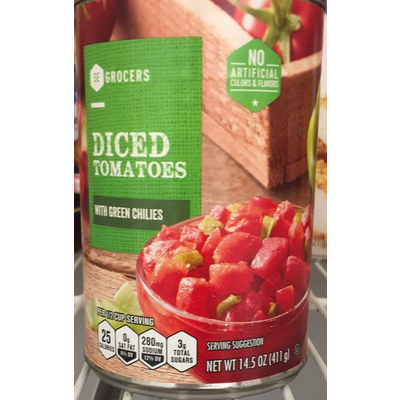 Diced Tomatoes With Green Chillies