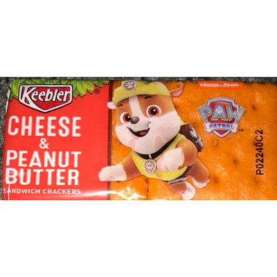 Sandwich Crackers, Cheese & Peanut Butter