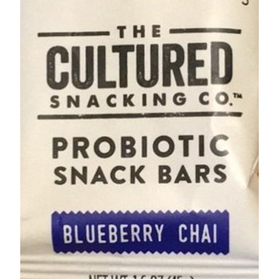 Probiotic Snack Bars Blueberry Chai