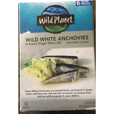 Wild White Anchovies in Extra Virgin Olive Oil