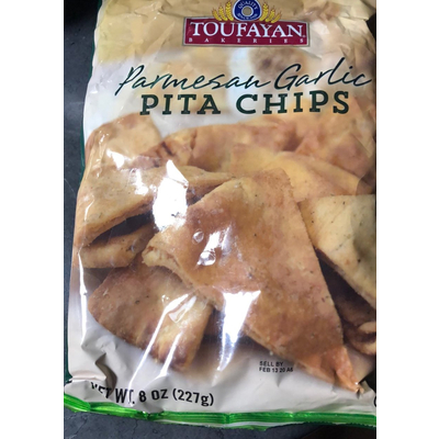 Parmesan Garlic Pita Chips