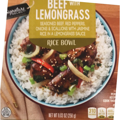 Rice Bowl, Beef with Lemongrass