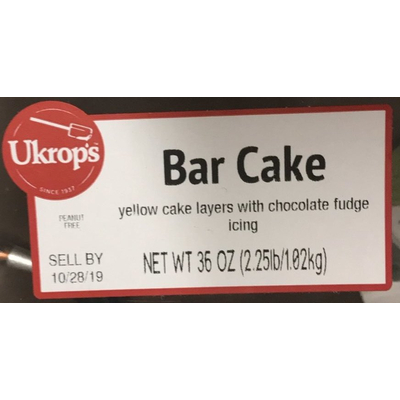 Yellow Cake Layers With Chocolate Fudge Icing