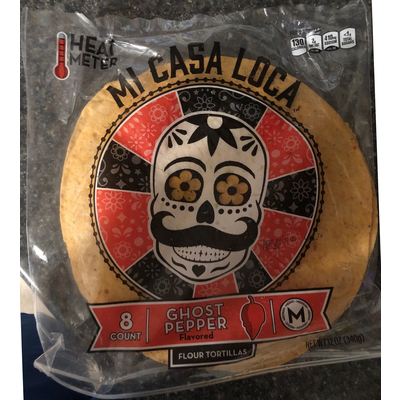 Ghost Pepper Flavored Flour Tortillas