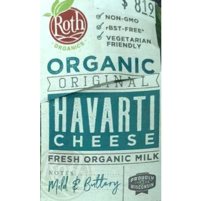 Havarti Cheese, Organic Original