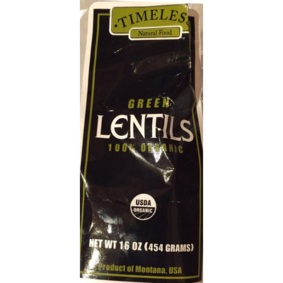 Green Lentils 100% Organic