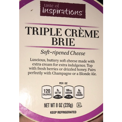 Soft-Ripened Cheese, Triple Creme Brie